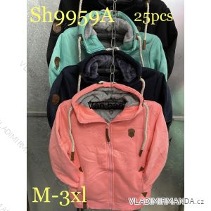 Mikina teplá na zip dámská (M-3XL) VINTE VIN22SH9959A