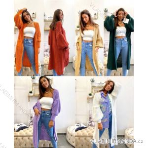 Women's Long Sleeve Knitted Cardigan (S/M ONE SIZE) ITALIAN FASHION IMPLI227095