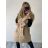 Women's elegant party long sleeve dress (S/M ONE SIZE) ITALIAN FASHION IM322282 M / L Royal blue