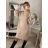 Women's Knitted Extended Long Sleeve Sweater (S/M/L ONE SIZE) ITALIAN FASHION imwb22272