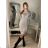 Women's Knitted Extended Long Sleeve Sweater (S/M/L ONE SIZE) ITALIAN FASHION imwb22272