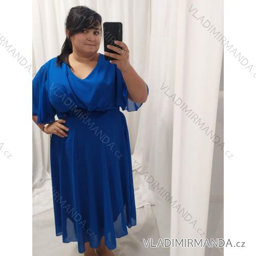 Ball Gown Elegant Formal Short Sleeve Women's Plus Size (XL / 2XL ONE SIZE) ITALIAN FASHION IMM22688