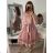 Women's elegant party long sleeve dress (S/M ONE SIZE) ITALIAN FASHION IM322282 Wine S/M