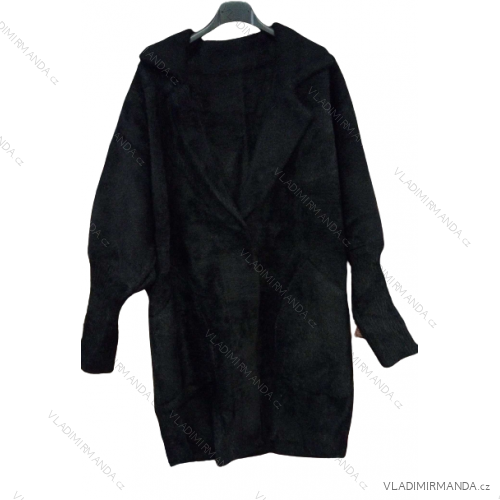 Women's spring coat (uni s-l) ITALIAN FASHION IMH20085 black S/M