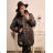 Women's Plus Size Hooded Jacket (XL/2XL ONE SIZE) ITALIAN FASHION IM422684