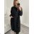 Long women's fleece coat (SML-XL) ITALIAN FASHION IMD211106 -   wine -   M / L