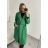 Long women's fleece coat (SML-XL) ITALIAN FASHION IMD211106 -   wine -   M / L