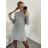 Women's Warm Long Sleeve Dress (L / XL ONE SIZE) ITALIAN FASHION IM421MIA S/M Emerald