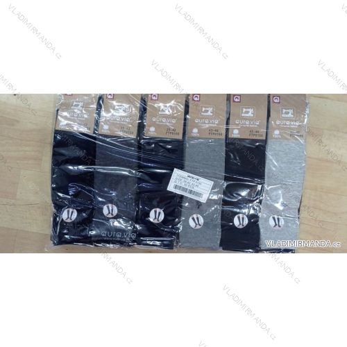 Warm knee socks for men (39-46) AURA.VIA AURA22FTP9150