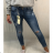 Rifle jeans dámske (26-32) M.SARA IM919DM8826F/DR 26 modrá