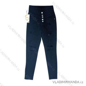 Kalhoty rifle jeans s vysokým pasem dlouhé trhané dámské (26-32/XS-XL ) moon girl MA522LA8976A