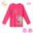 T-shirt long sleeve with sequins children's girl (98-128) KUGO DC0002