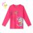 T-shirt long sleeve with sequins children's girl (98-128) KUGO DC0002