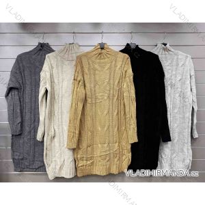 Summer long sleeve flowered women's dress (UNI S / L) ITALIAN FASHION IMK20150