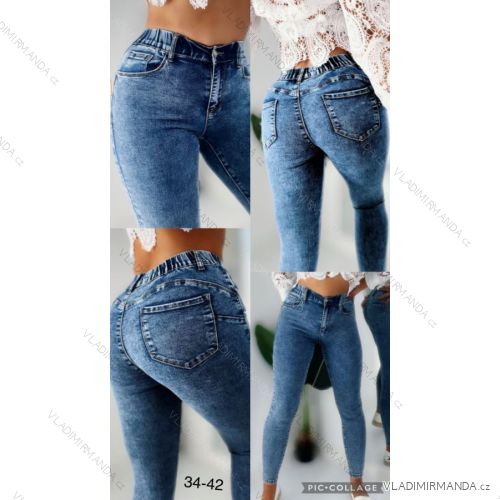 Rifle jeans dlouhé dámské (34-42) JEANS JAW223896