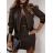 Women's Leather Jacket and Skirt Set (S/M ONE SIZE) ITALIAN FASHION IMWB22377