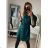 Summer long sleeve flowered women's dress (UNI S / L) ITALIAN FASHION IMK20150