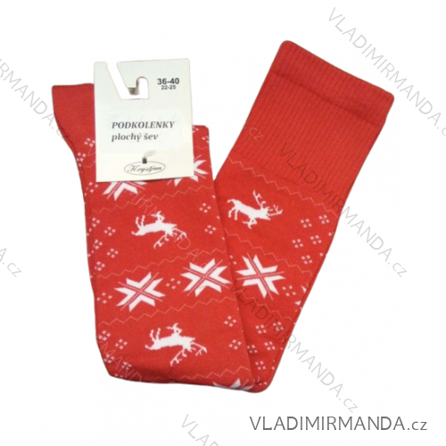 Knee socks with bow women (one size) ZAKOLANOWKI MILENA DPP20010