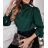 Women's Elegant Long Sleeve Blouse/Tunic (S/M/L ONE SIZE) ITALIAN FASHION IMWB22245