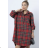 Women's Oversize Long Sleeve Extended Shirt (S/M ONE SIZE) ITALIAN FASHION IMPLI2234690