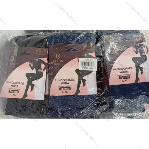 Legíny bezešvé teplé thermo vysoký pas dámské (L/XL,XL/2XL) GREENICE GRE22JMK-008