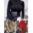 Women's Stand Collar Long Sleeve Knitted Sweater (S/M ONE SIZE) ITALIAN FASHION IMPLI228596