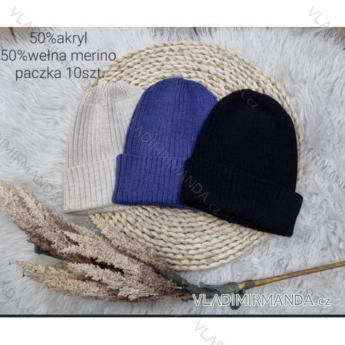 Čepice zimní dámská (ONE SIZE) POLSKÁ VÝROBA PV622007