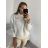 Women's Oversize Turtleneck Long Sleeve Sweater (S/M/L ONE SIZE) ITALIAN FASHION IMWD2292119