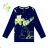 T-shirt long sleeve with sequins kids boys (98-128) KUGO S3136