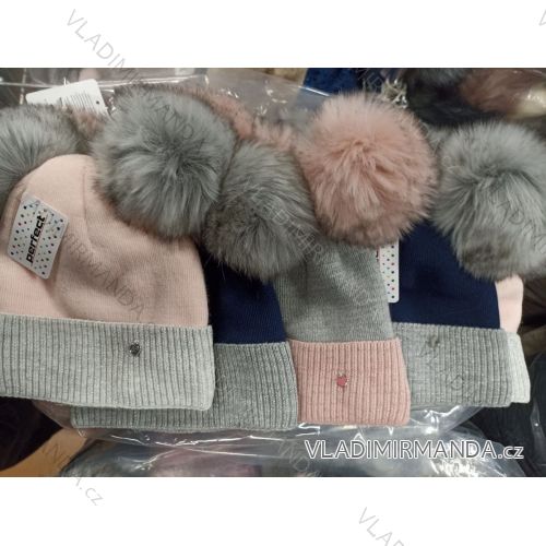 Wintermütze mit Pompon Damen (ONE SIZE) WROBI PV922WROBI