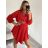 Summer long sleeve flowered women's dress (UNI S / L) ITALIAN FASHION IMK20150