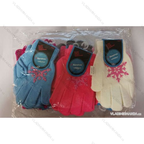 Gloves Knitted Kids Baby Girls (10/12/14 cm) SANR22R820