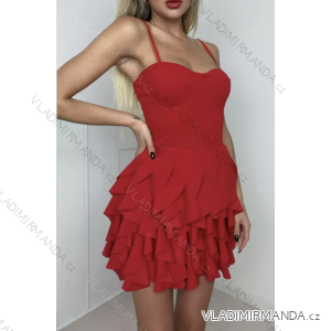 Šaty elegantní carmen dámské (S/M ONE SIZE) ITALSKÁ MÓDA IMPBB22B22241