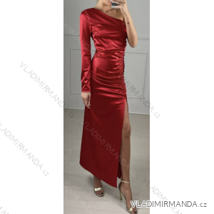 Women's Elegant Long Sleeve Dress (S/M ONE SIZE) ITALIAN FASHION IMPBB22B23110