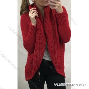 Cardigan knitted warm long sleeve women (UNI S / L) ITALIAN FASHION IM422VALESCA