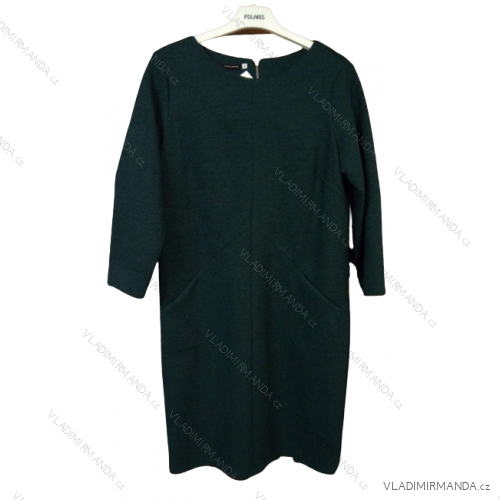 Elegant Short Sleeve Summer Women's Dress (44-46-48-50-52) Polish FASHION PMLP22KLARA dark green 42