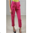 Women's Belted Long Pants (S/M ONE SIZE) ITALIAN FASHION IMPBB23E1703