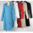 Women's Elegant Coat Pleated Long Sleeve Dress (S/M ONE SIZE) ITALIAN FASHION IMPBB23E90052