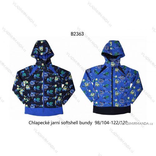 Spring children's softshell jacket for boys (92-128) WOLF B2363