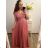 prom dress long elegant party short sleeve women's plus size (XL/2XL ONE SIZE) ITALIAN FASHION IMM2368815PL