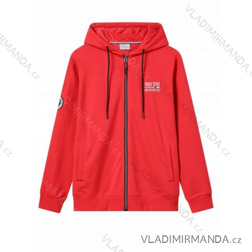 Mikina na zip s kapucí pánská nadrozměr (2XL-5XL) GLO-STORY GLO23MPU-4129