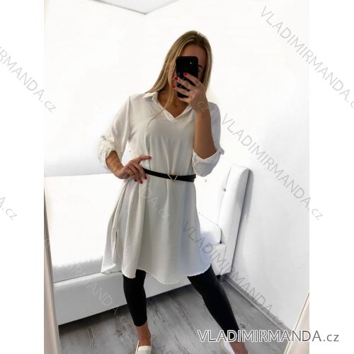 Šaty elegantní společenské plesové bez rukávu krátké dámské (S/M ONE SIZE) ITALSKÁ MÓDA IMM211105 M / L white