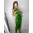 Women's Long Elegant Strapless Satin Party Dress (S/M ONE SIZE) ITALIAN FASHION IMPSH236357A/DU -   emerald green -   S/M/L