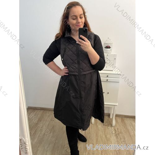 Vesta bez rukávu dámské nadrozměr (XL/2XL ONE SIZE) ITALSKá MóDA IM423ELENA