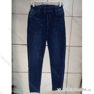 Rifle jeans s gumou v pase dámské nadrozměr (30-42) SUNBIRD SUN23GLX9289