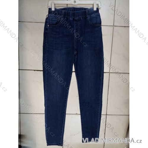 Rifle jeans s gumou v pase dámské nadrozměr (30-42) SUNBIRD SUN23GLX9289