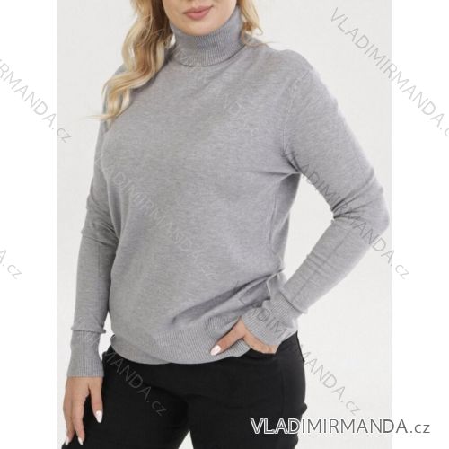 Svetr úpletový rolák dlouhý rukáv dámský (L/XL ONE SIZE) ITALSKÁ MÓDA IMD212070