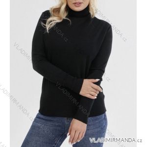 Knitted sweater thin turtleneck long sleeve women (L / XL ONE SIZE) ITALIAN FASHION IMD211110