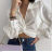 Women's Elegant Long Sleeve Blouse (S/M ONE SIZE) ITALIAN FASHION IMM23MS53757