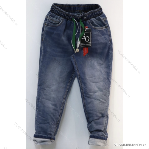 Kalhoty jeans dorost dívčí (10-16let) ITALSKÁ MÓDA IMPWK23N-621